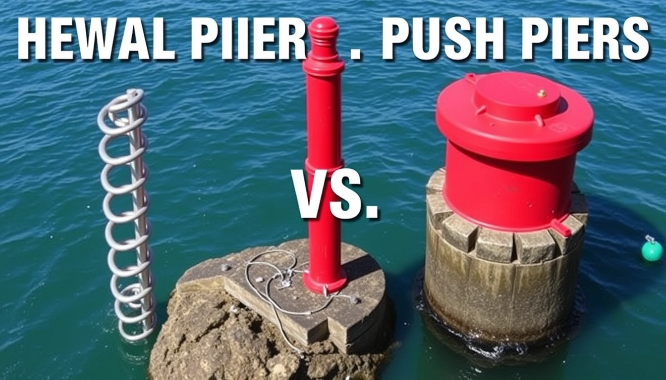 helical piers vs push piers